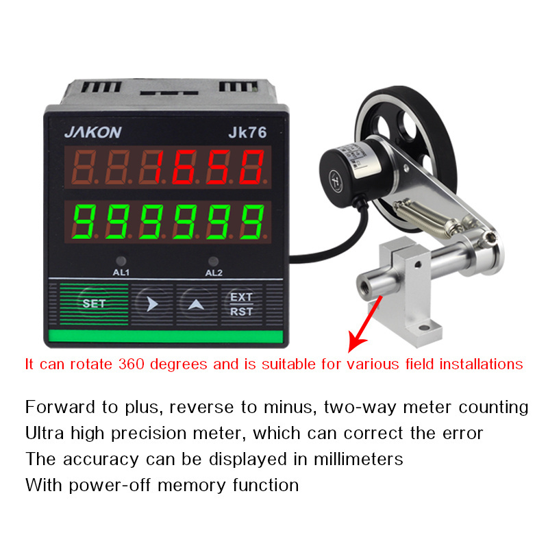 6 digital display length measuring counter.wire measuring counter,digital counter meter