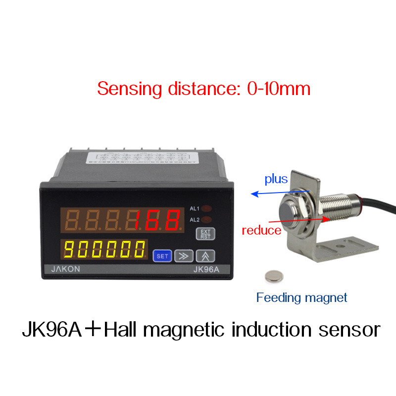 JAKON Electronic digital display automatic induction industrial counter magnetic induction punch counter