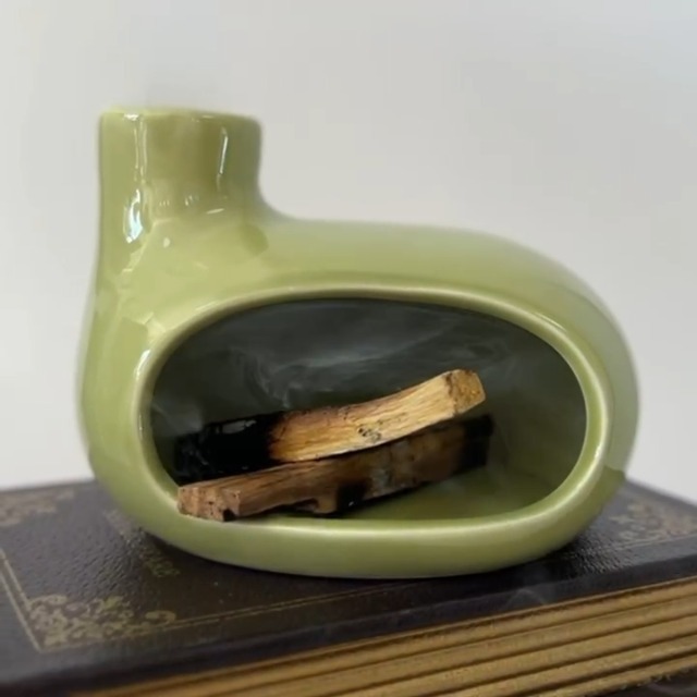 Handcraft Ash Catcher Ceramic Palo Santo Holder Incense Burner