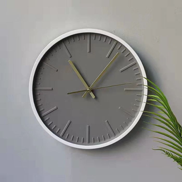 High Quality Modern Cement Wall Clock Indoor Clock Home Decor Concrete Clock For Wall