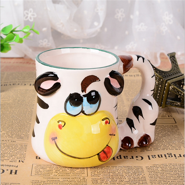 Promotional Cute Animal Designs Coffee Mug/Customized 11oz Ceramic Mug With Logo 45016