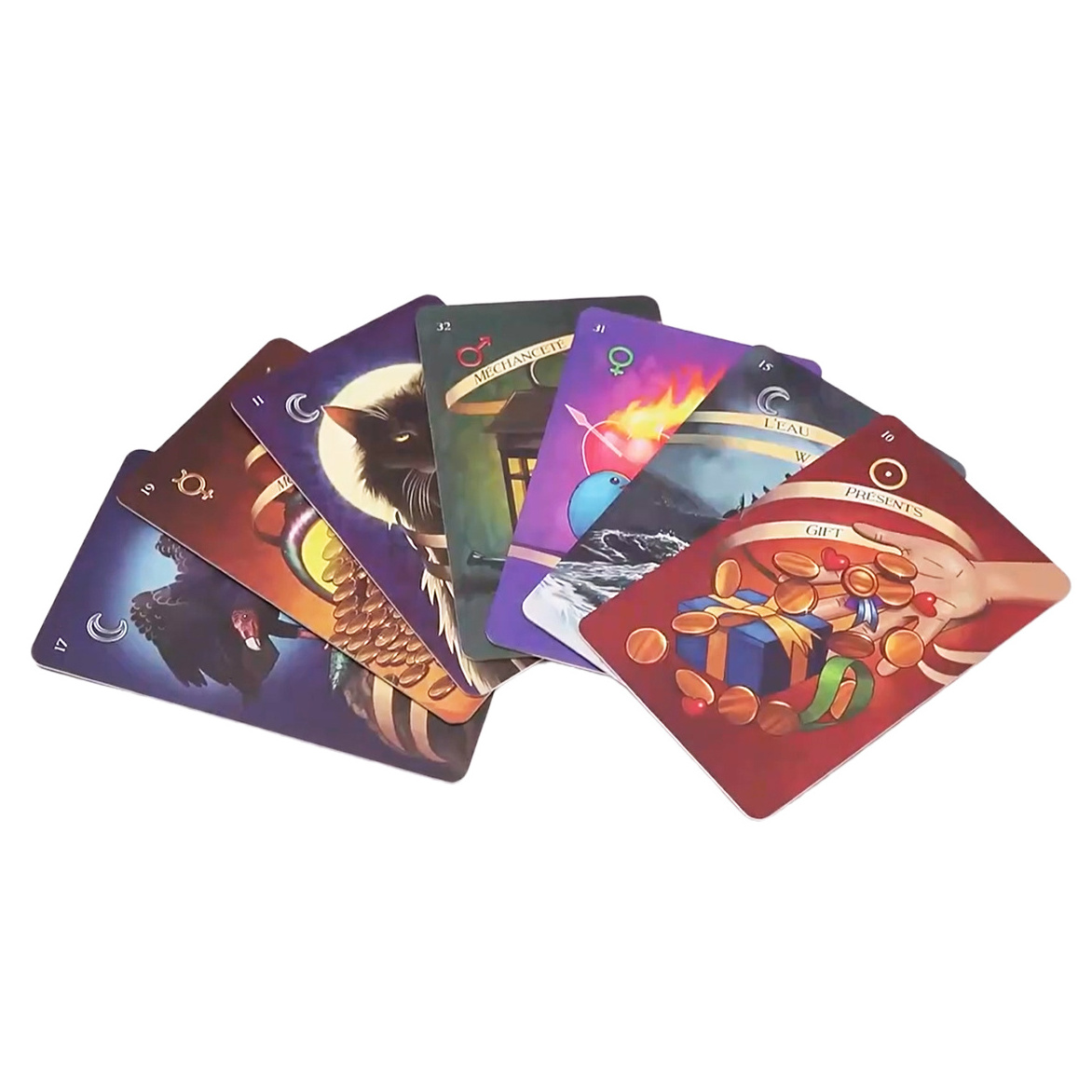 Custom Printed Large Lenormand Card Deck Samples Magic Printing Tarot And Oracle Card Decks Oracle Card