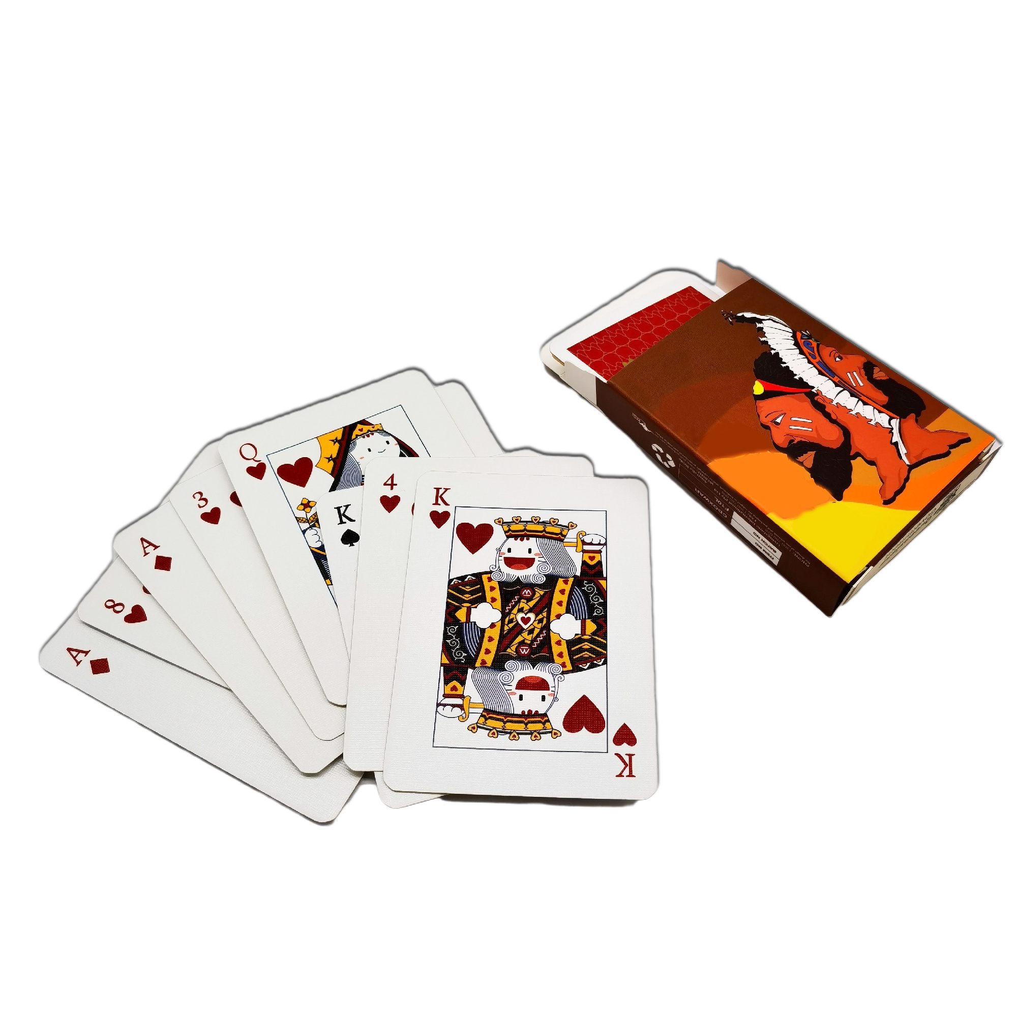 China Poker Supply Playing Cards Game Custom Logo Holographic Custom Casino Poker Cards Printing With Logo