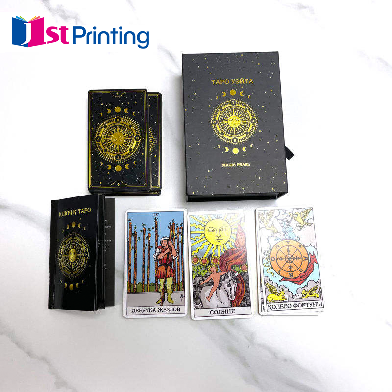 China supplies witchcraft playing cards affirmation cards game custom tarot oracle printing original tarot cards deck