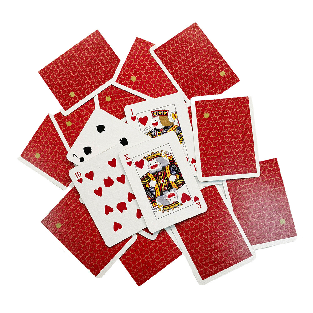 full poker cards customized design rfid playing card gold black red blue waterproof pvc custom logo poker oracle decks