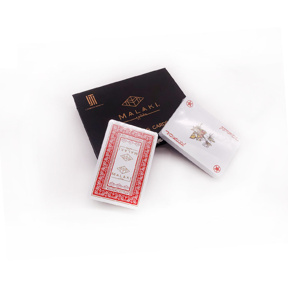 Custom Waterproof Oracle Poker Playing Card Game Paper Tarot Logo Black Gold Foil Blank Box Printing Front and back Cards