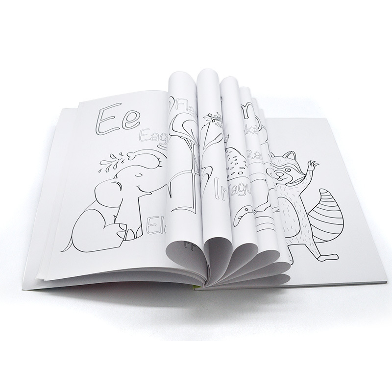 free sample children's comic book printing Custom Size Accepted hardcover children books Coloring book