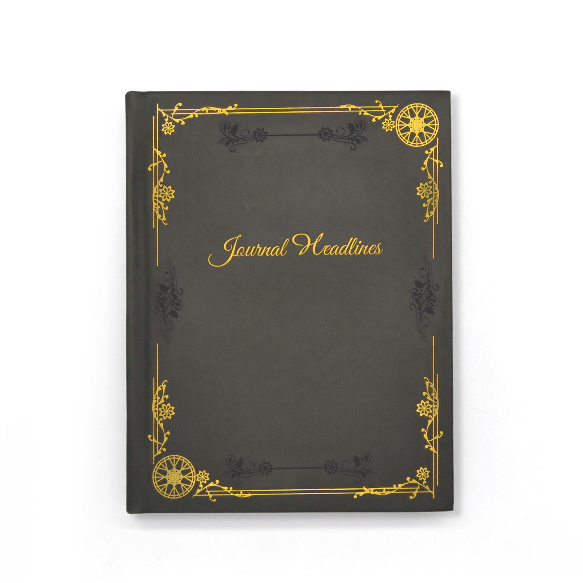 Free sample book printing custom golden logo cover PU diary Sewing Binding journal leather notebook