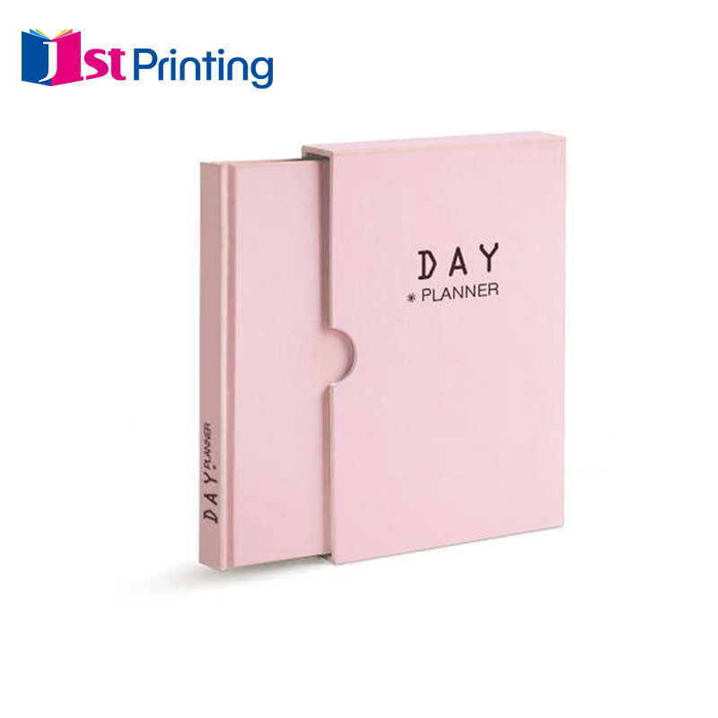 2024 Custom Printing Journal Diary Notebook Daily Weekly Monthly Planner slip case box set journal