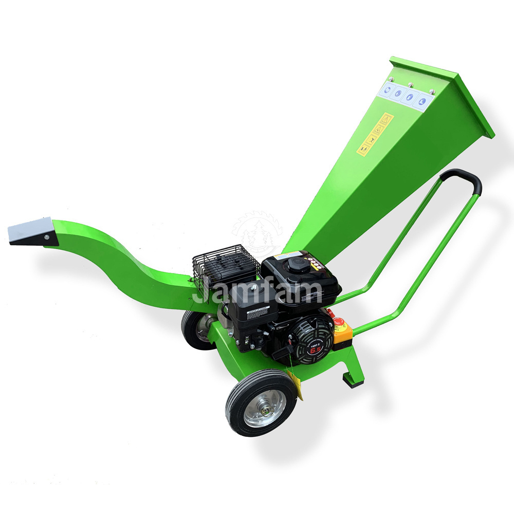 Oem Efficient Chipper Shredder Autofeed 6.5hp Petrol Electric Wood Chipper Energy Saving Mini Wood Chipper Shredder