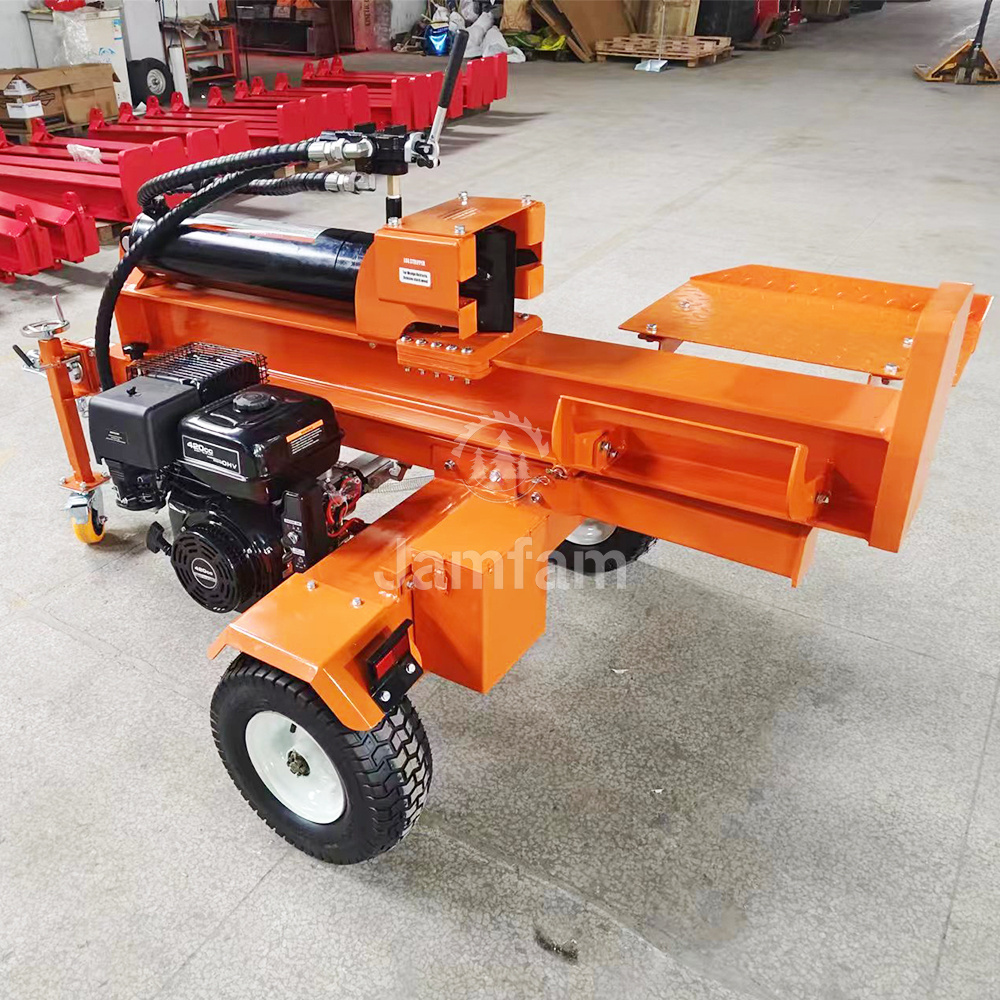 Splitter Gasoline Engine Powerful Petrol Hydraulic Wood 50 Ton 40TON Log Splitter Pump Provided Small Engine Wood Splitting 350