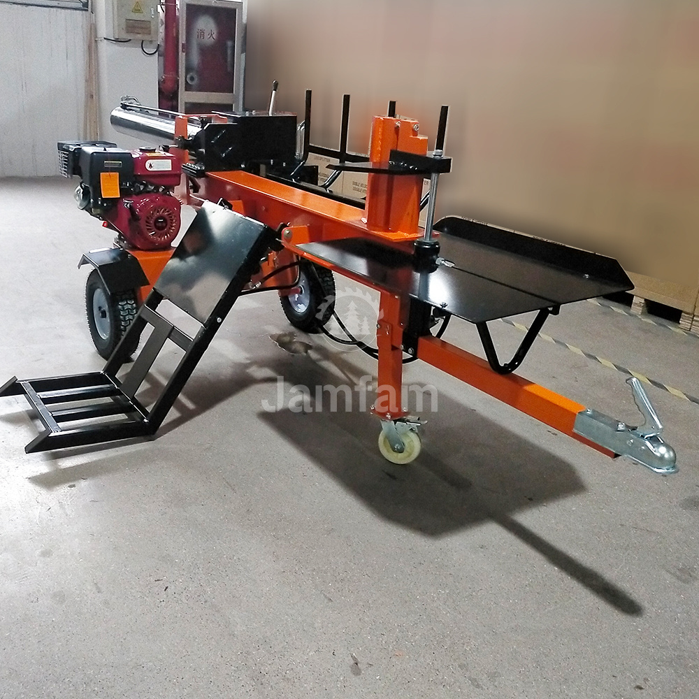 35TON Log Splitter with 4 Way Wedge and Lift Optional 6 Way Wedge Provided Log Splitter Machine China Horizontal Gasoline 120