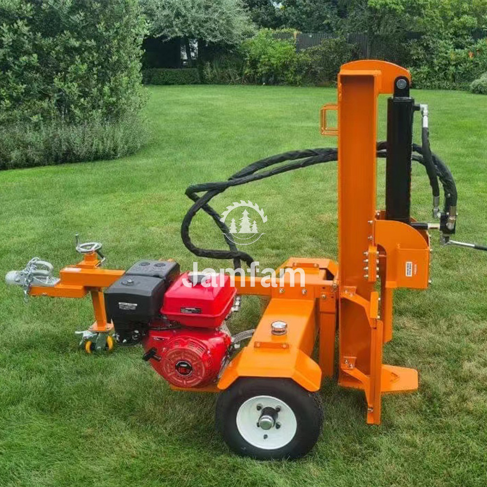 Splitter Gasoline Engine Powerful Petrol Hydraulic Wood 50 Ton 40TON Log Splitter Pump Provided Small Engine Wood Splitting 350