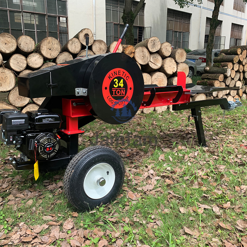 Jamfam Log Wedge Splitter 34 ton Kinetic Electric Log Splitter Flowtron Wood General Manual Electrical Firewood Processor