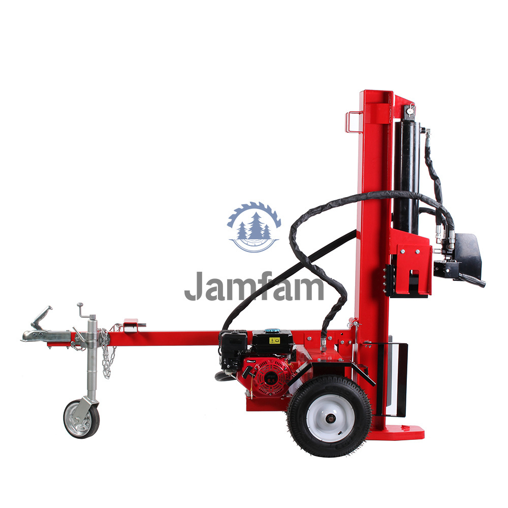 JAMFAM  22ton Gasoline Engine Hydraulic Super Split Wood Log Splitter For Sale With Factory Price