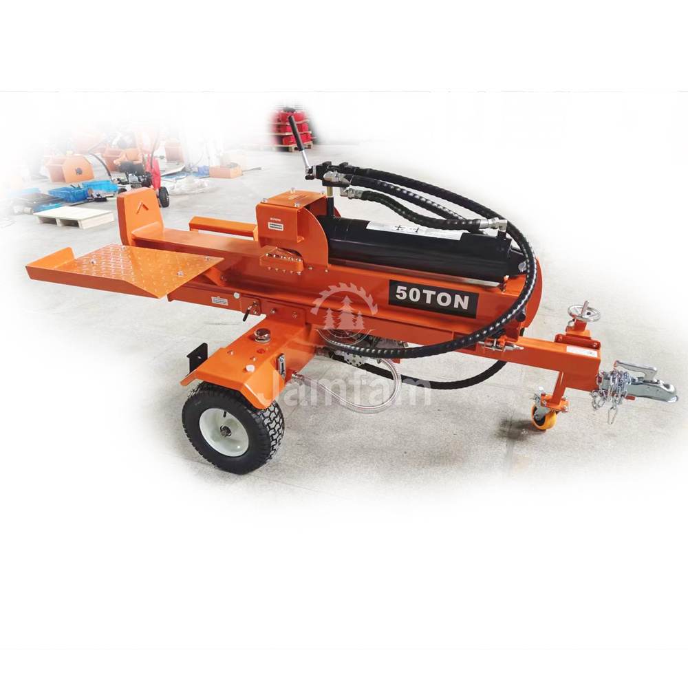 Splitter Gasoline Engine Powerful Petrol Hydraulic Wood 50 Ton 40TON Log Splitter Pump Provided Small Engine Wood Splitting 350