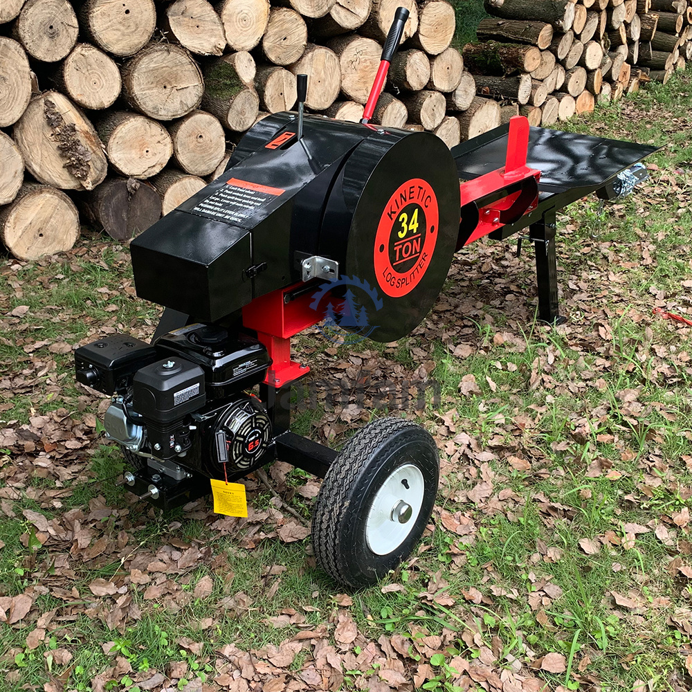 Jamfam Log Wedge Splitter 34 ton Kinetic Electric Log Splitter Flowtron Wood General Manual Electrical Firewood Processor