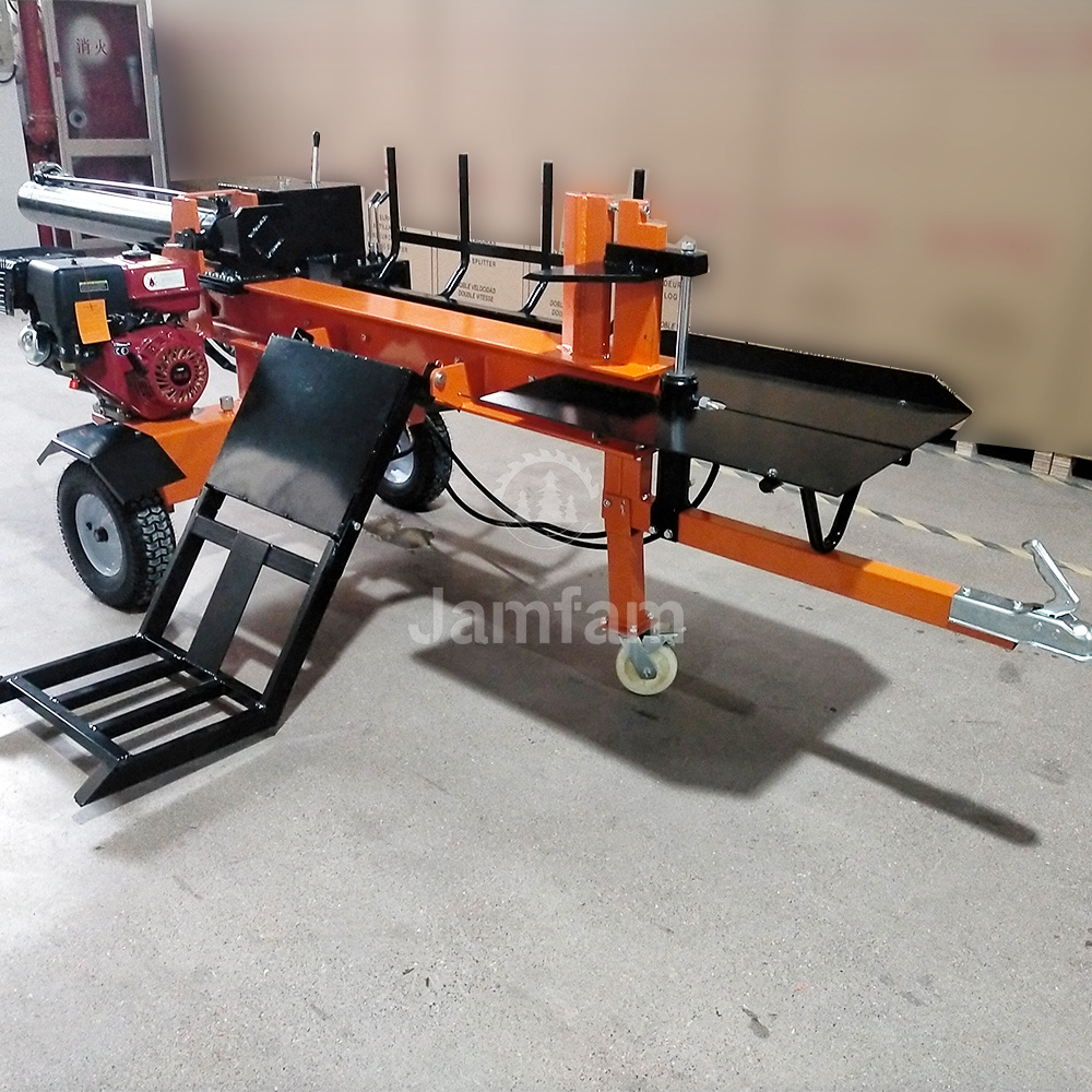 35TON Log Splitter with 4 Way Wedge and Lift Optional 6 Way Wedge Provided Log Splitter Machine China Horizontal Gasoline 120