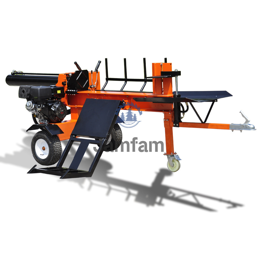 35TON Log Splitter with 4 Way Wedge and Lift Optional 6 Way Wedge Provided Log Splitter Machine China Horizontal Gasoline 120