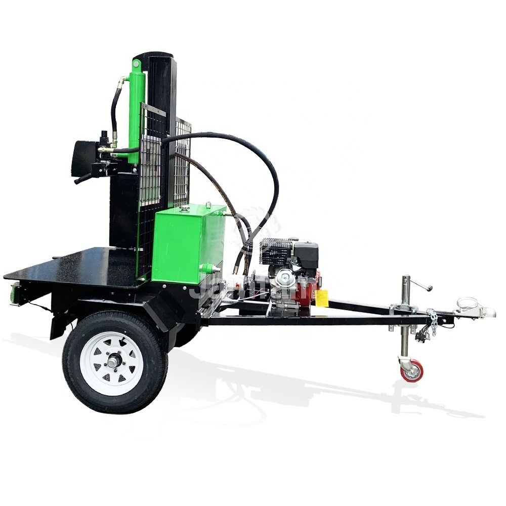 Automatic Hydraulic Cuts Wood Two Stage Pump Gasoline Valve table Logsplitter Vertical Log Splitter