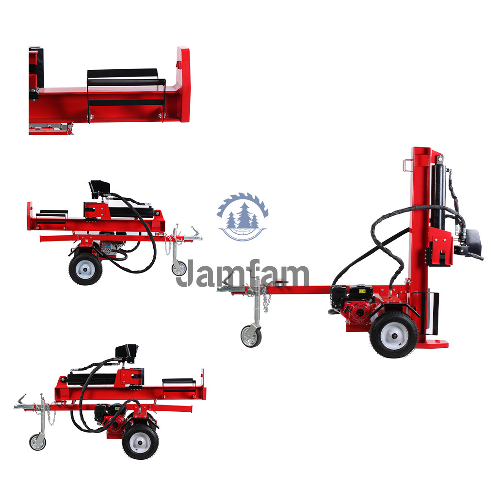 JAMFAM  22ton Gasoline Engine Hydraulic Super Split Wood Log Splitter For Sale With Factory Price