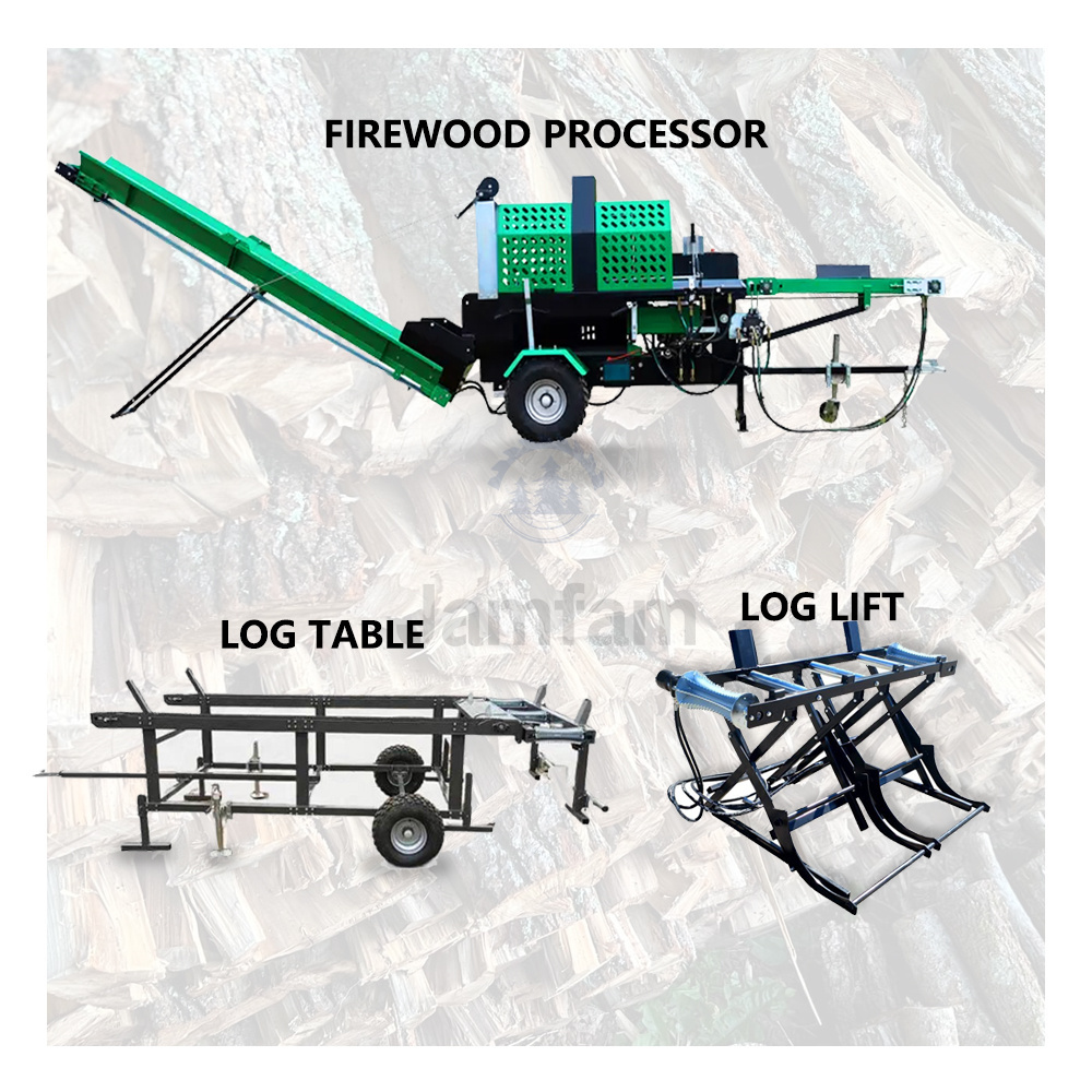 New Designed 500mm Diameter Firewood Processor Used Firewood Processor Sale Log Spliter Firewood Processor