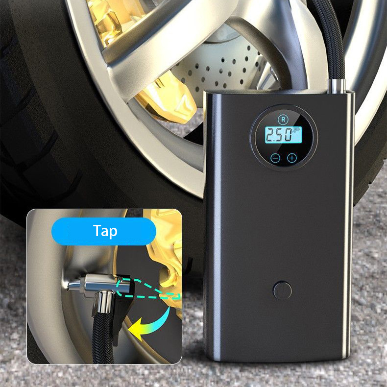 Portable Electric Automatic DC 12V Digital Pressure Gauge Car Mini Tire Inflator Air Compressor Pump