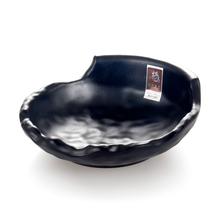 Guangzhou Factory Supply Unbreakable Custom Black Melamine Cool Cigar Ashtray