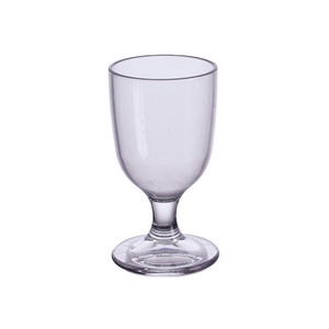 Wholesale vintage clear polycarbonate acrylic plastic wine glass goblets