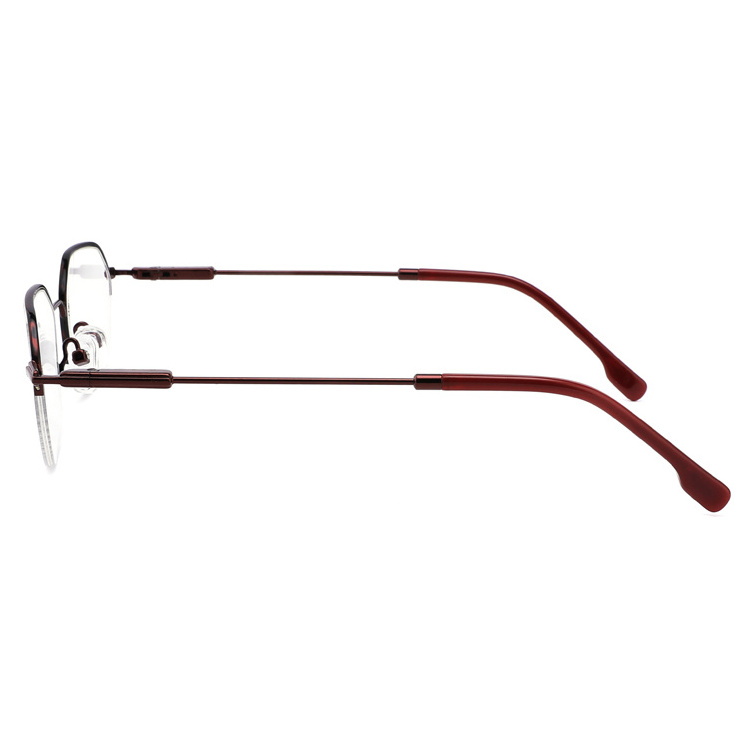 Wholesale Polygon Glasses Frames Optical Metal Reading Glasses Men Women Optic Frame Metal Half Rim Miopia