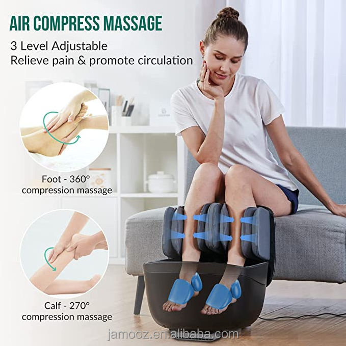 JAMOOZ Body massage roller Electric foot massager Body Infrared Therapy Heated Machine tens unit foot massager health