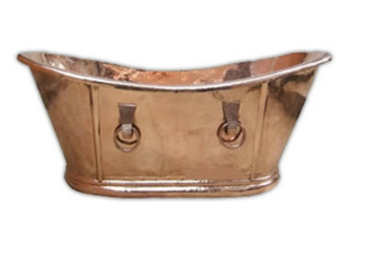 Handmade hammered wholesale Custom Luxury Bath Tub Fresstanding Pure Copper Bathtubs For Adult from Indian Exporter