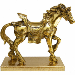 Statue Antique brass Statue Silver Statue of Horses Running horse for home accents and table decor object sculpture