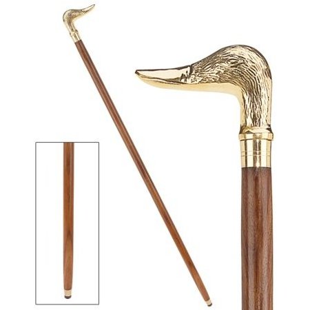 Designer Vintage Wooden Walking Stick Cane With Brass Handle wood shaft walking stick for old mens