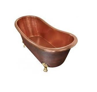 Handmade hammered wholesale Custom Luxury Bath Tub Fresstanding Pure Copper Bathtubs For Adult from Indian Exporter