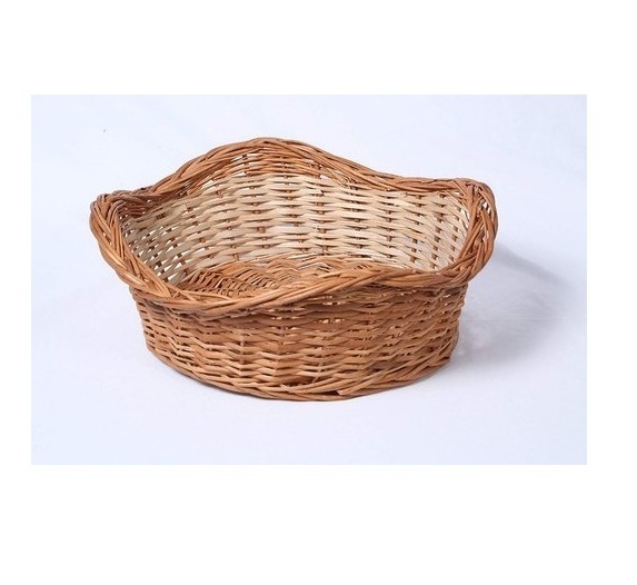 Eco-Friendly Bamboo Rattan Wicker Decorative Cheap Cane Basket For Gift Hampers Picnic Carrying Rattan Can Basket with Lid