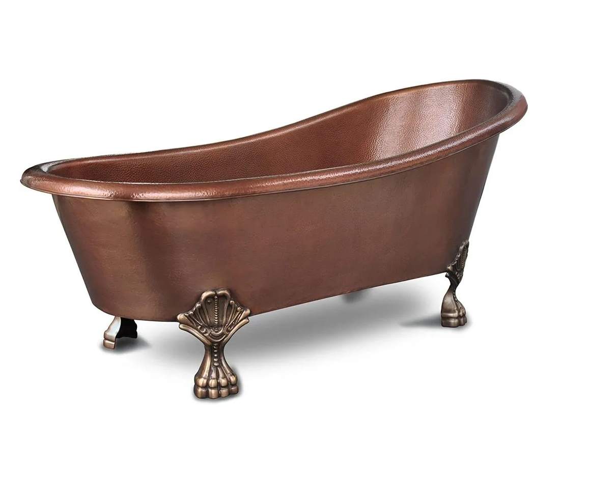 Handmade hammered wholesale Custom Luxury Bath Tub Fresstanding Pure Copper Bathtubs For Adult from Indian Exporter