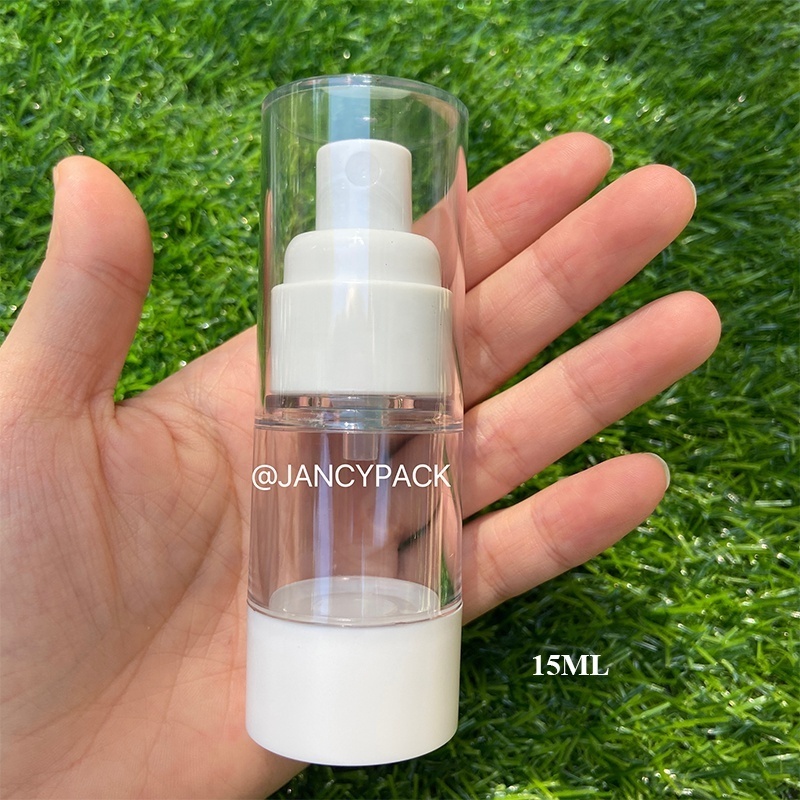 15/30/50/80/100ml Vacuum Spray Lotion Bottle Travel Cosmetic Container Lotion Pump Bottle Facial Cream Airless Bottle Skin Care