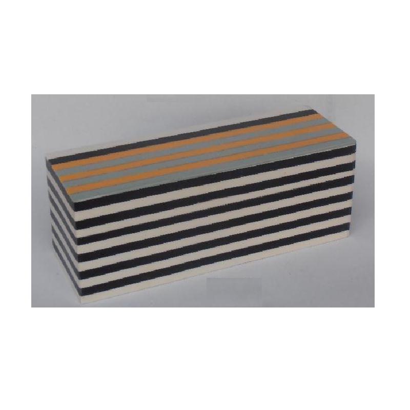 Strip Patterns Black and White patterns Resin Jewelry Box Organizer Box Available in all Sizes Bone Crafts