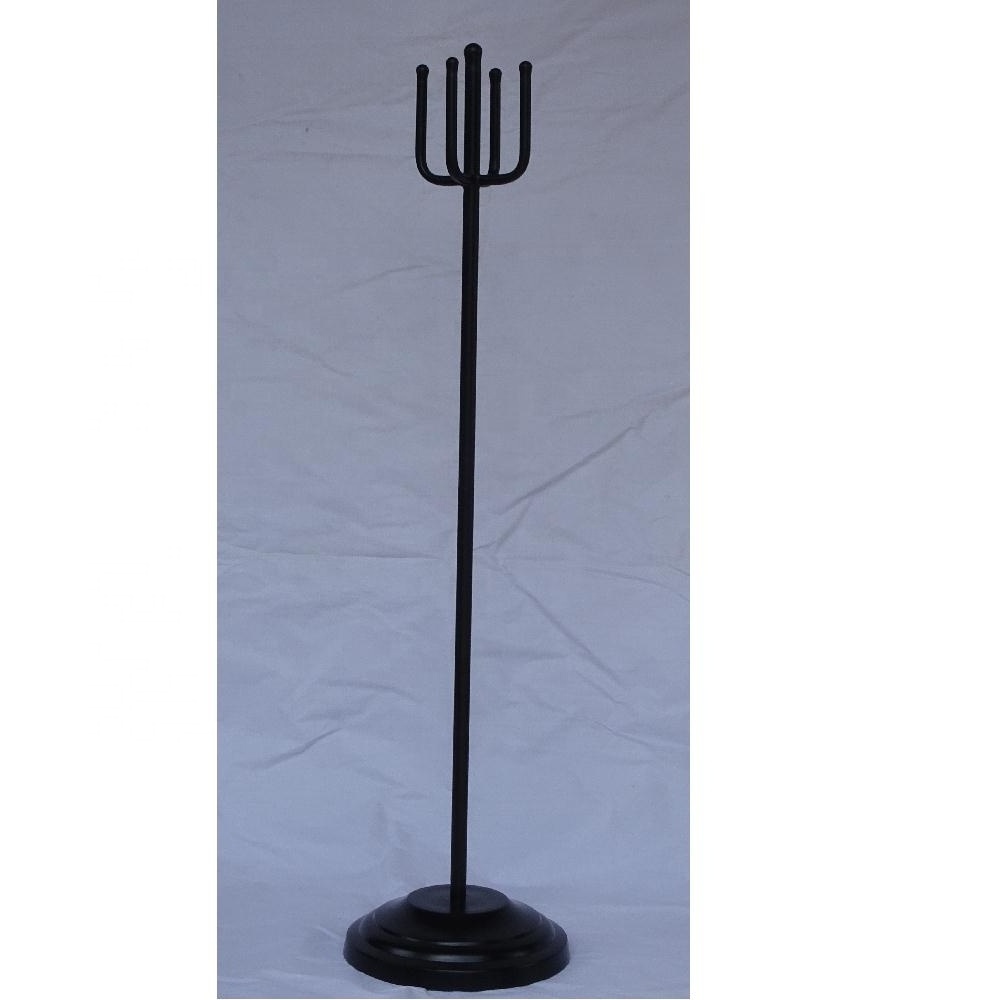 Iron Coat Rack Freestanding Hat Rack Stand Umbrella Clothes Scarves for Home and Office X Style free standing Coat Stand