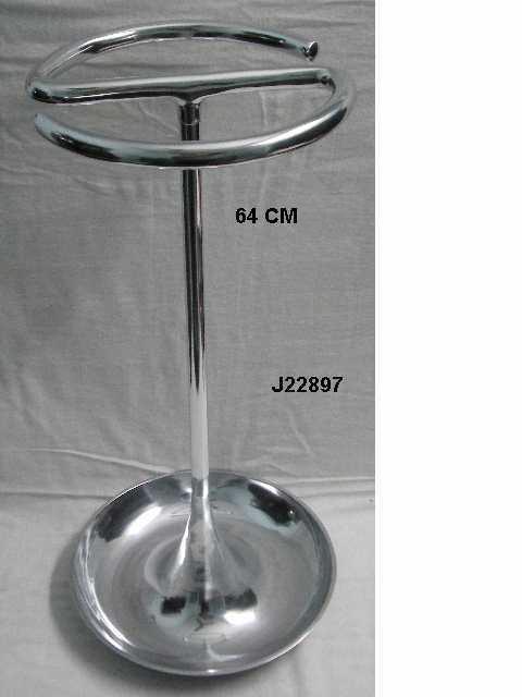 Cast Aluminium Umbrella Stand With Mirror Polish With Two Half Round Handle Metal Umbrella Stand