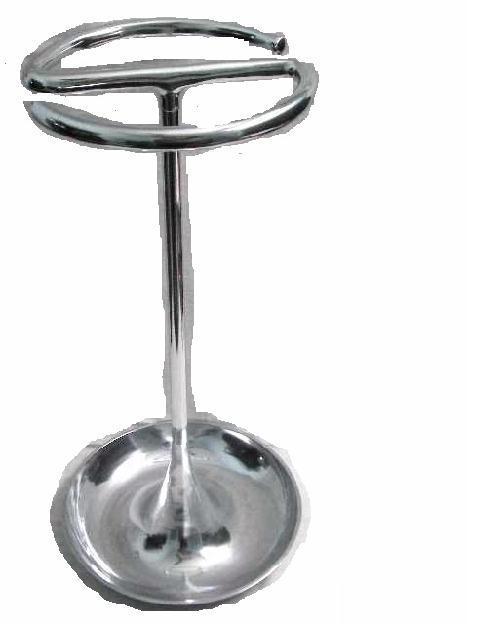 Cast Aluminium Umbrella Stand With Mirror Polish With Two Half Round Handle Metal Umbrella Stand