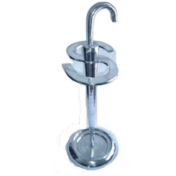 Metal Umbrella Stand in Mirror Polish Made in Cast Aluminium And Also Available In Mat Metal Umbrella Stand