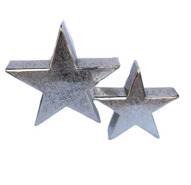 Christmas Decoration Star Made in Aluminium With Nickel Finish Metal Crafts  Christmas Decoration