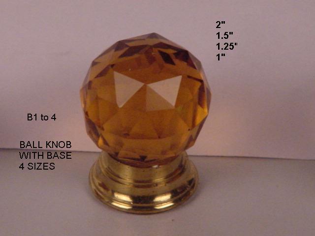 Glass Cabinet  Knob With Brass Base Available in All Colours For Home Kitchen Office Drawer Pulls