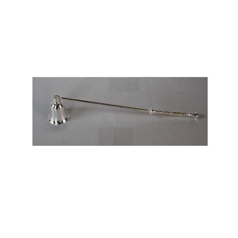 Silver Plated Candle Snuffer in 26 Cm Made in Brass Candle Accessories Candle Extinguisher