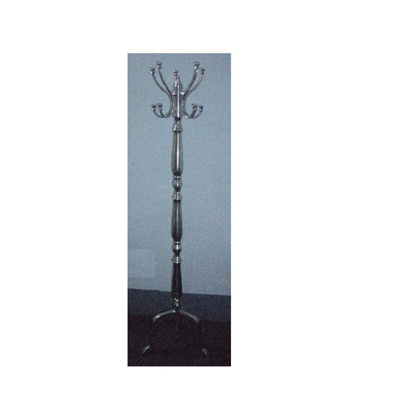 Cast Aluminium Coat Hanging Stand in Mirror Polish Finish Coat Rack Stand Freestanding Independent Hall Coat Rack