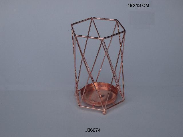 Geometric Candle Holder  Rose Gold Tealight Holders For Table Decor Candle Centre Piece for Shelf Decor Geometric Candle Holder