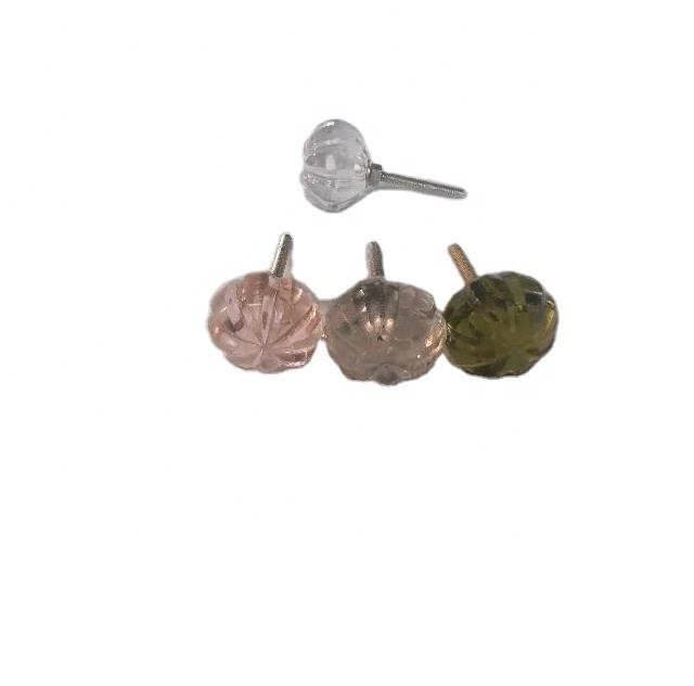 Knobs, Glass Cabinet Knob Pulls For Drawers For Home Office Living Room Kitchen Knob With Brass Base Available in all colours