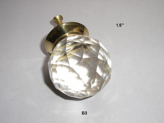 Glass Cabinet  Knob With Brass Base Available in All Colours For Home Kitchen Office Drawer Pulls